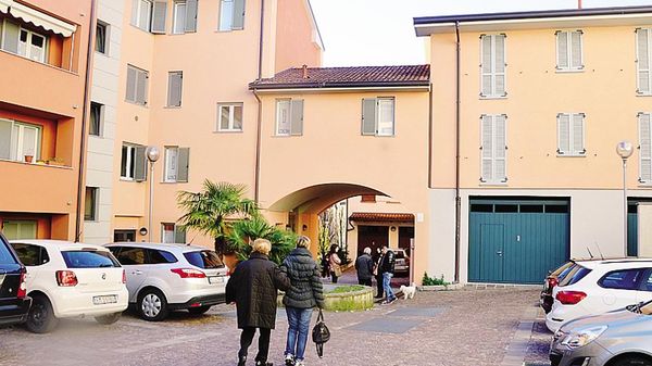 Una delle zone di Bulciago prese di mira, qui siamo in via Madonna di Caravaggio