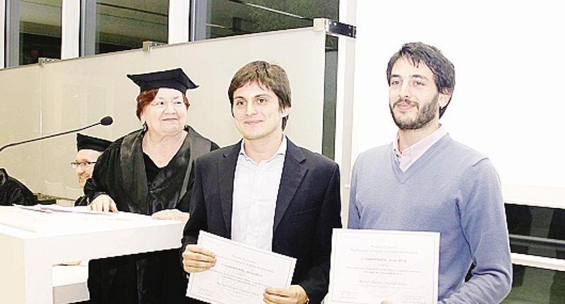 Matteo Novati e Davide Sironi premiati per il 2012<span xml:space=