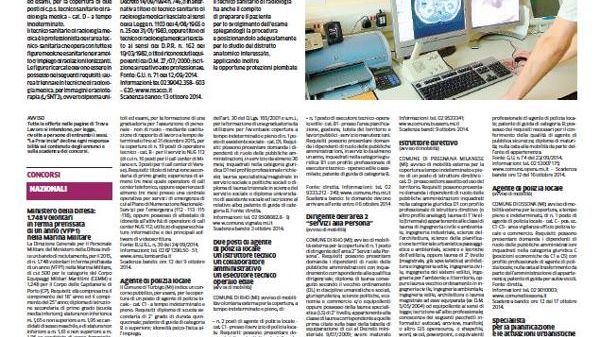 Trovalavoro, la copertina  del 2 ottobre