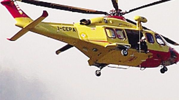 L’elicottero del 118