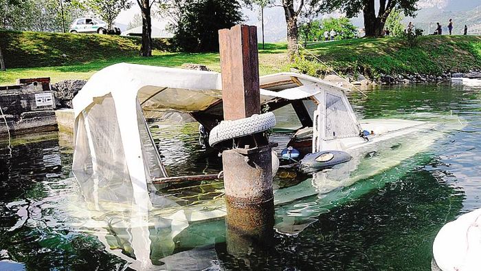Una barca affondata a Pescate E’ allarme gasolio nel lago - Cronaca