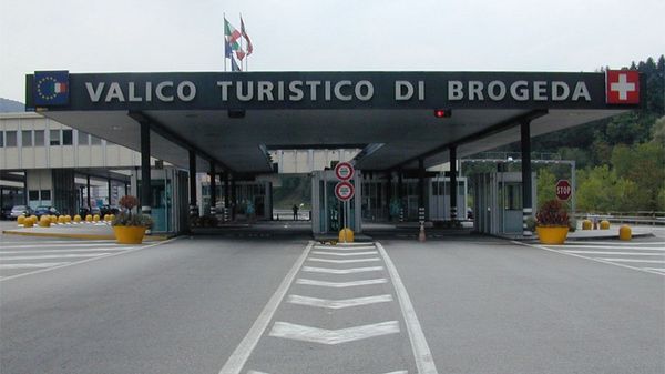 Il valico di  Como/Brogeda