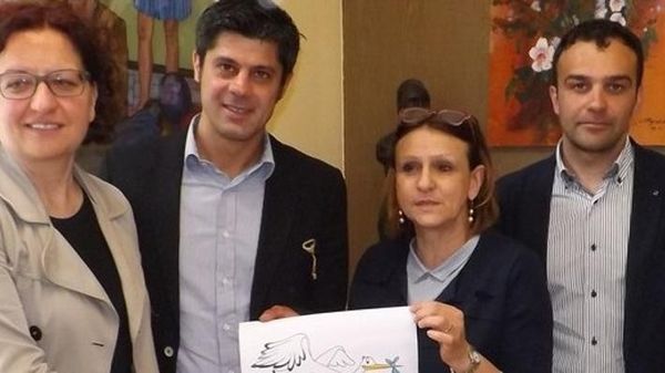 Da sinistra Patrizia Pilatti, Luca Della Bitta, Elena Del Re e Davide Trussoni