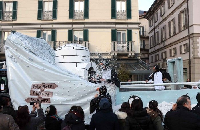 Sondrio Carnevale 2020 il carro di Piateda secondo