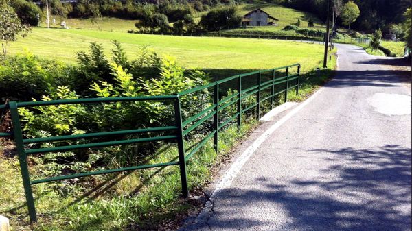 Un tratto della Sp63 che connette Morterone a Ballabio