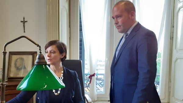 I duellanti in casa Lega: l’ex sindaco Alessandra Consonni e l’attuale primo cittadino Giovanni Bruno Bussola