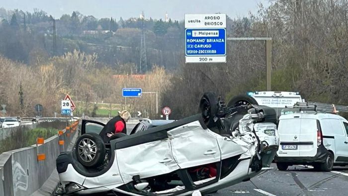 Grave incidente allo svincolo di Arosio sulla Statale 36
