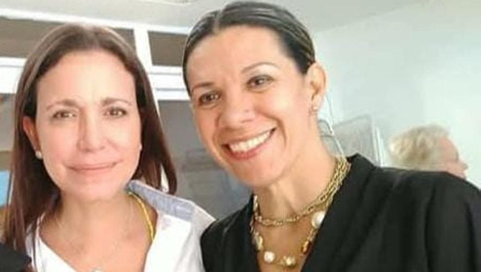 Mariela Magallanes e Maria Corina Machado