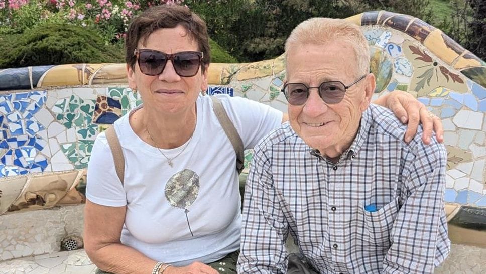 Giancarlo Pozzi con la moglie Antonella Giancarlo Pozzi con la moglie Antonella