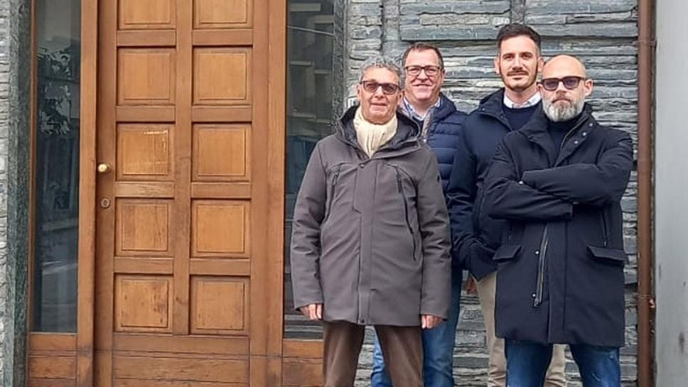 dietro da sinistra, Mauro Verga