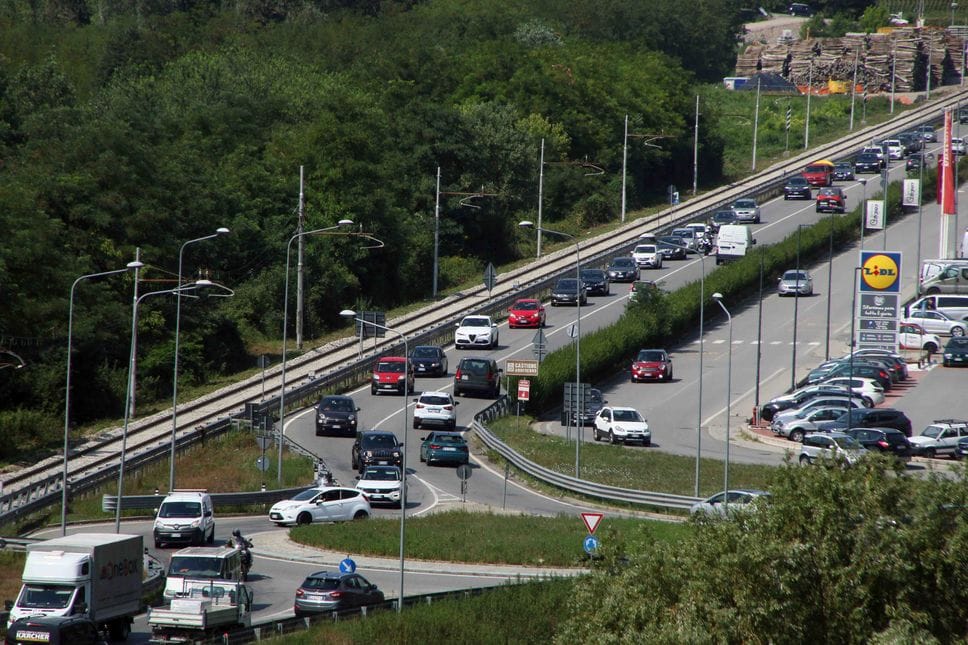 L’area interessata alle porte di Sondrio