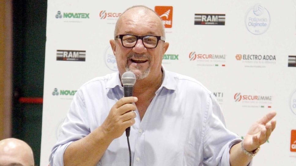 Lorenzo Riva, qui nelle vesti di presidente della Polisportiva Pallavolo Olginate