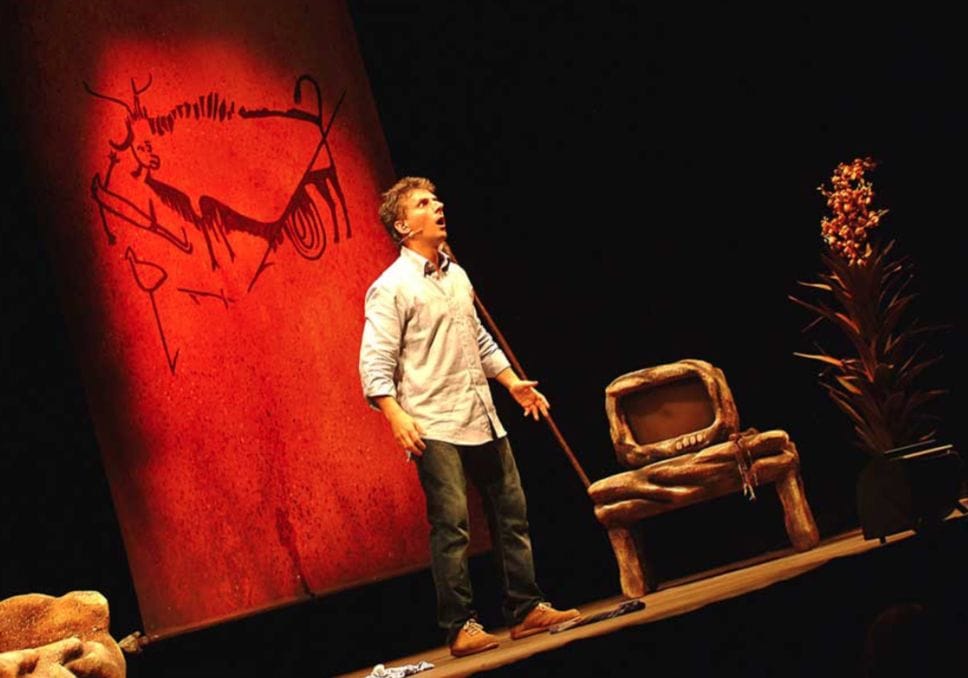 Maurizio Colombi in “Caveman. L’uomo delle caverne”