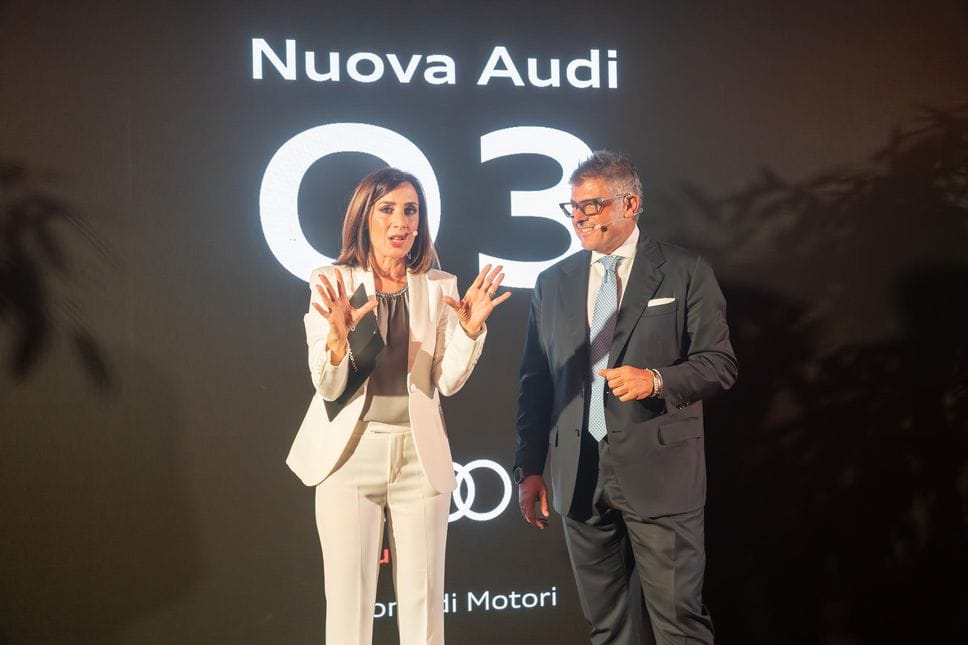 Manuela Boselli, giornalista con Gianmaria Berziga, DG Bonaldi - Gruppo Eurocar Italia