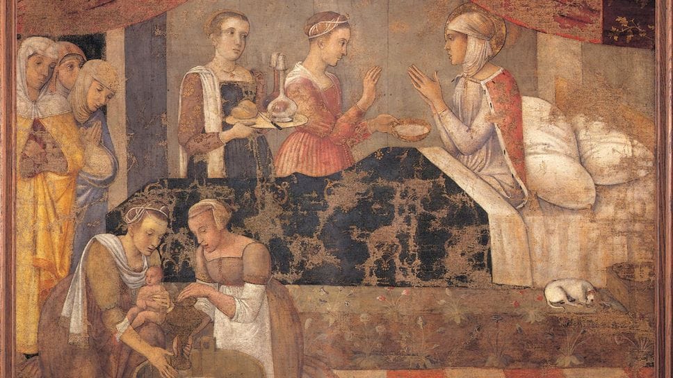 Bottega Bellini, Nascita della Vergine, 1465