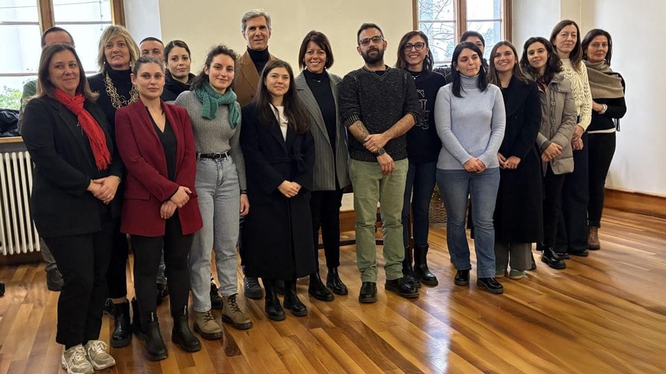 Il gruppo dei nuovi assunti