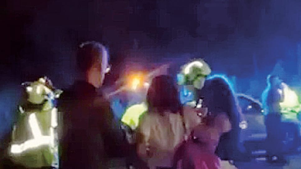 I soccorsi dopo l’incidente