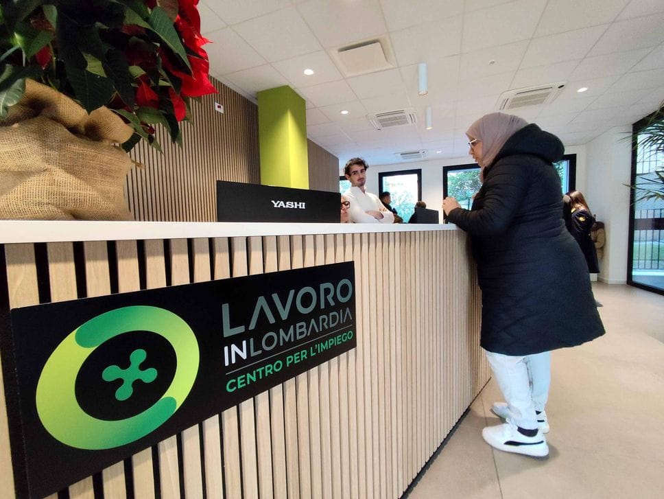 LECCO INAUGURAZIONE DEL NUOVO CENTRO PER L'IMPIEGO IN CORSO MATTEOTTI. 3 DICEMBRE 2025 PROVINCIA DI LECCO -