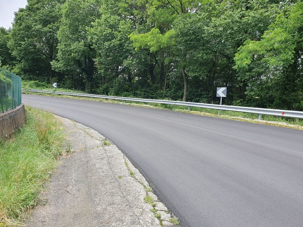 Il luogo dell'incidente a Bartesate, frazione di Galbiate