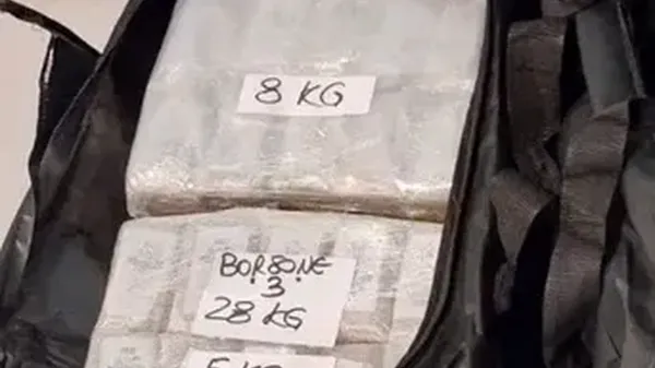 La droga nei borsoni