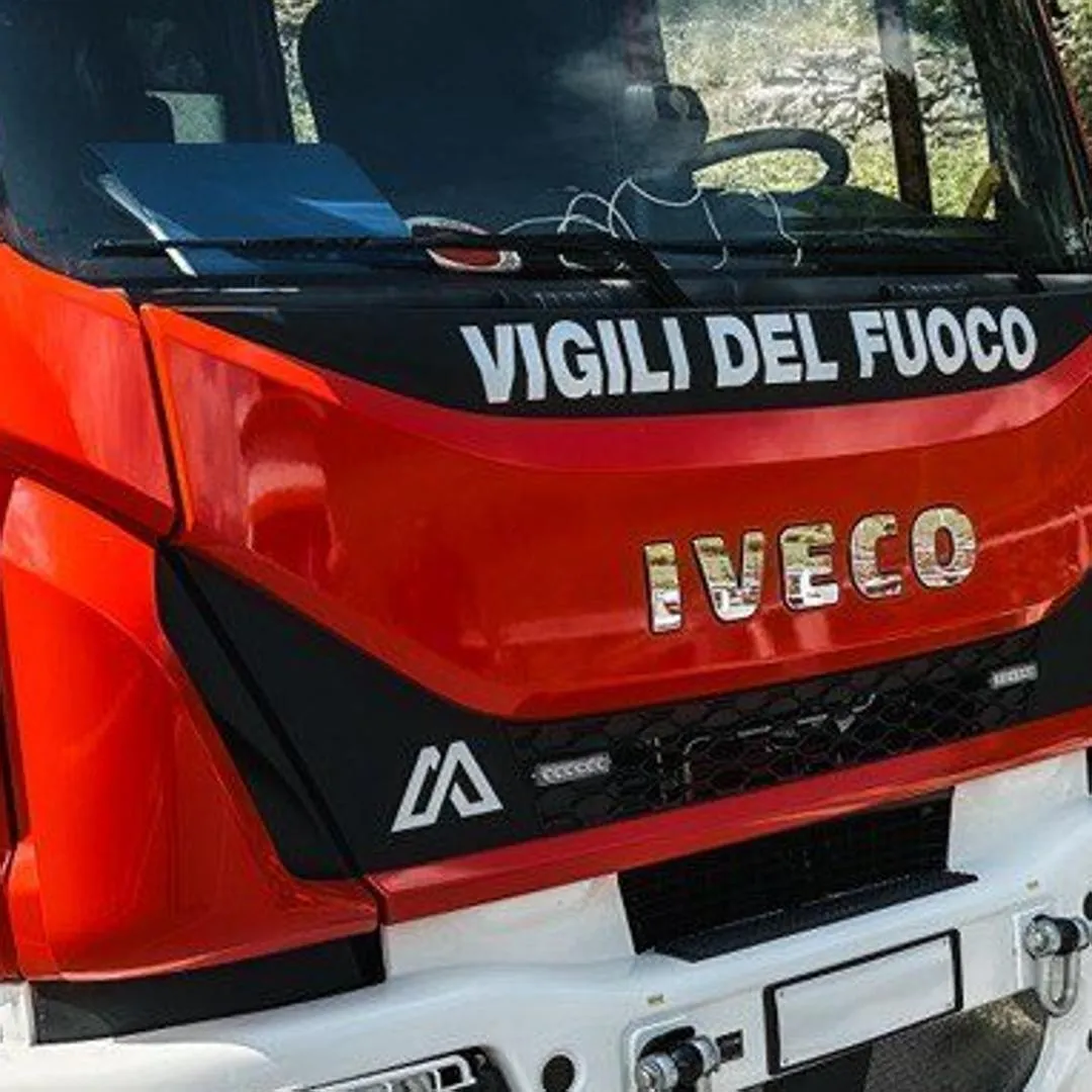 INDIGOS UG - Targhetta magnetica dei vigili del fuoco con cornice 60 x