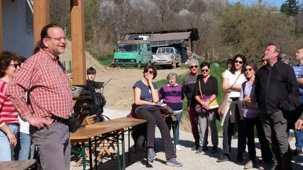 Un momento dell’inaugurazione