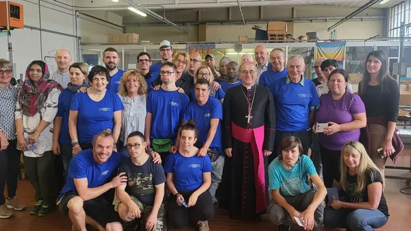 L’arcivescovo Delpini ospite della cooperativa Solidarietà