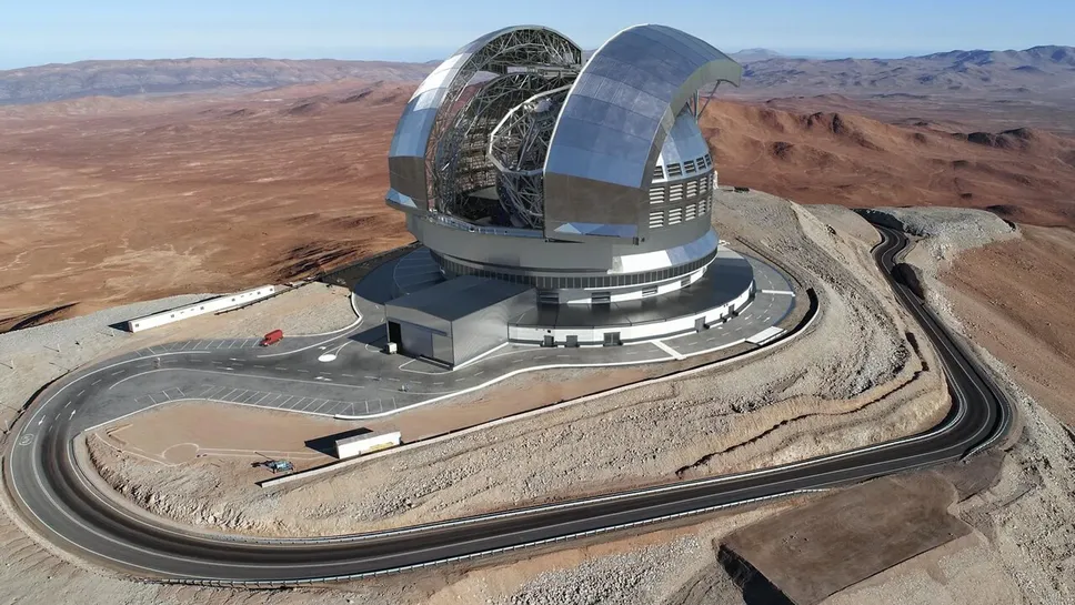 Un render dell’Extremely Large Telescope Un render dell’Extremely Large Telescope