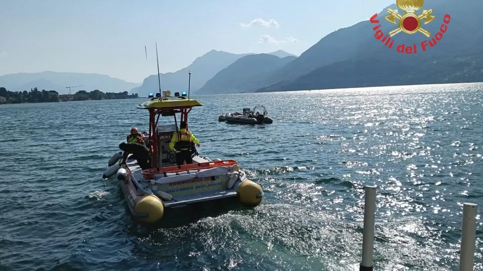 L’idroambulanza del Soccorso Bellanese