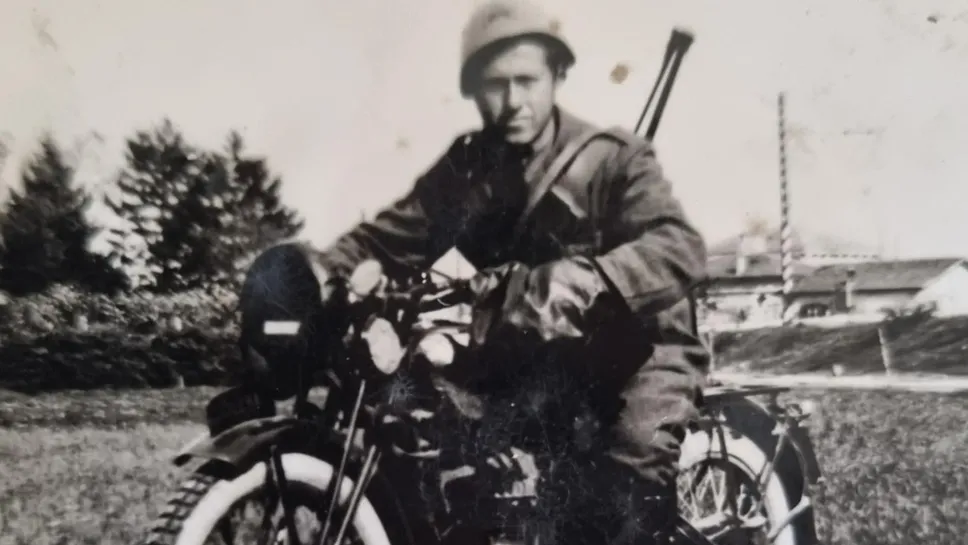 Mario Beretta in una foto d’epoca