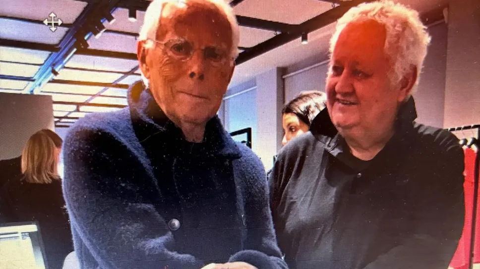 Giorgio Armani e Gianluigi Galli Giorgio Armani e Gianluigi Galli