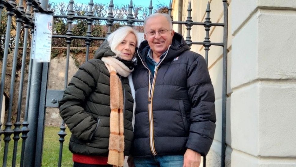 Antonia Beretta e Valentino Crippa, storici gestori dello sportello