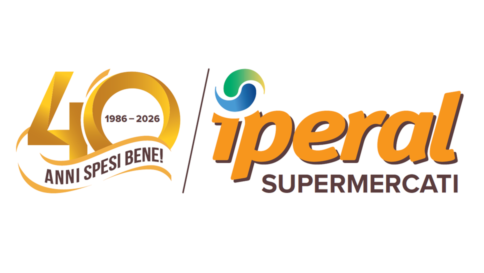 Il logo che celebra i 40 anni di Iperal