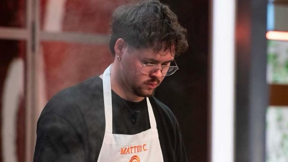 Matteo Canzi nella cucina di Masterchef