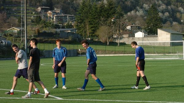Il campo da calcio di Dazio in una foto d’archivio
