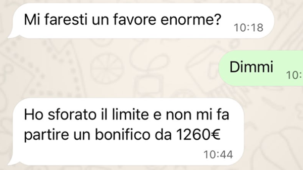 «Mi faresti un favore enorme?», truffa su WhatsApp fa una vittima a Morbegno: persi più di mille euro