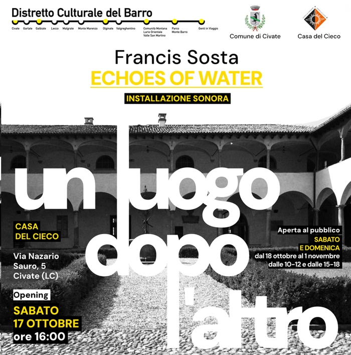 A Civate “Echoes of Water”, gli echi dell’acqua riemergono a San Calocero