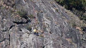 Cade in parete all’Acqua Fraggia, ferita arrampicatrice tedesca