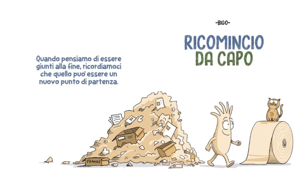 Sabato in omaggio con La Provincia il fumetto “Ricomincio da capo”