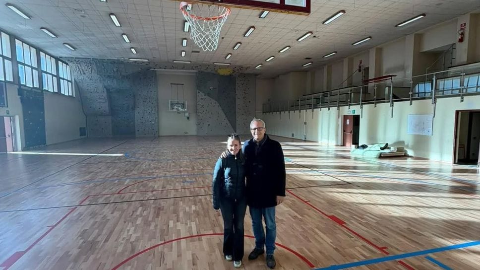Livigno rinnova la palestra di Santa Maria: nuovo parquet per sportivi e studenti