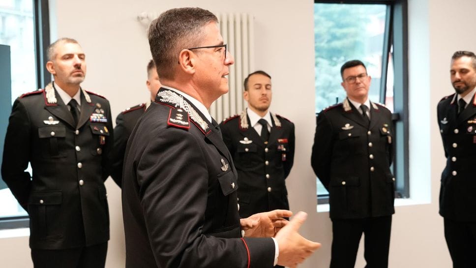 Visita a Sondrio per il nuovo comandante della Legione carabinieri «Lombardia»