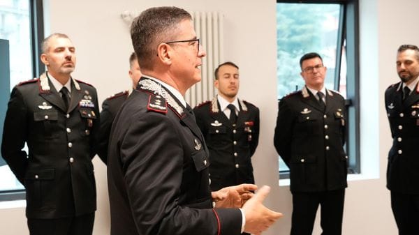 Visita a Sondrio per il nuovo comandante della Legione carabinieri «Lombardia»
