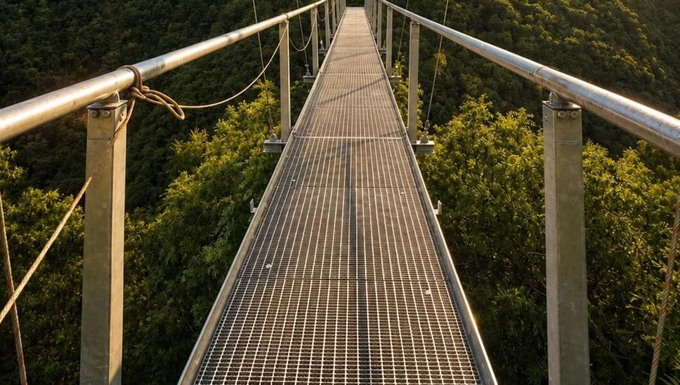 Valvarrone, il Ponte dei Minatori apre al pubblico: 450 metri sospesi a 204 metri d’altezza