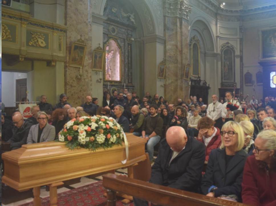 Monte Marenzo, l’ultimo saluto a Fabrizio Fontana: «Sei stato la scintilla di una grande solidarietà»