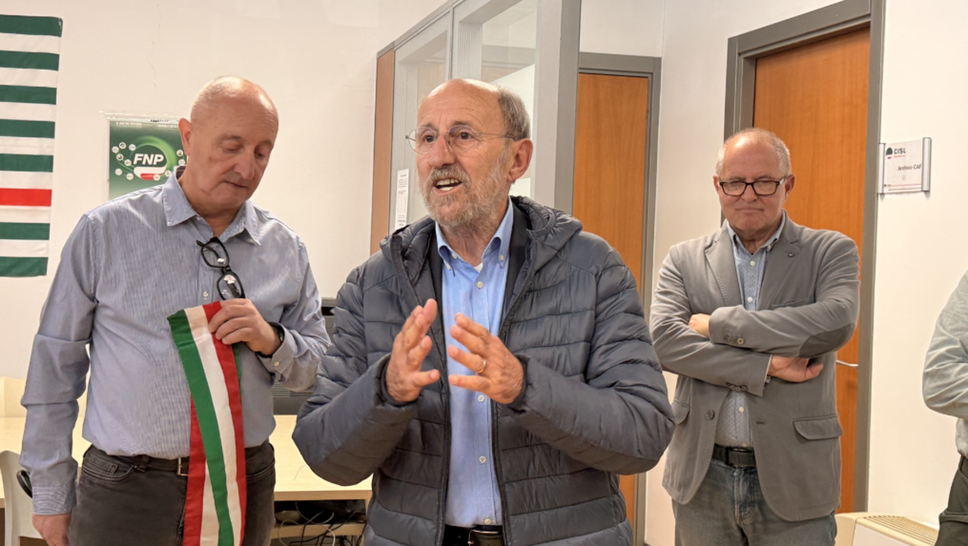 Merate, la sala riunioni della Fnp Cisl intitolata a Gianpaolo Corneo