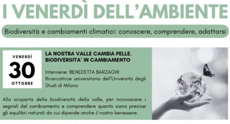 Valle San Martino, tre serate per capire biodiversità e cambiamenti climatici