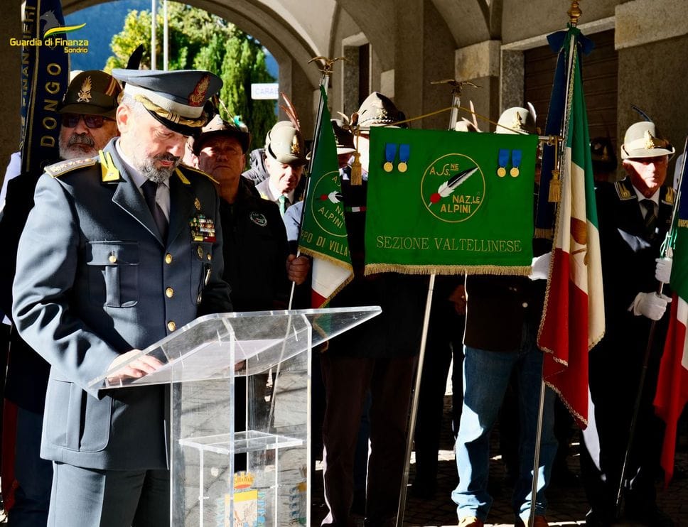 Villa di Chiavenna ricorda tre finanzieri caduti in servizio: una targa per non dimenticare