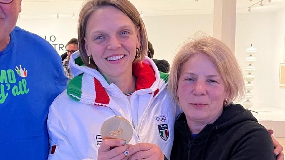 Arianna Fontana con Maria Luisa Vedovatti