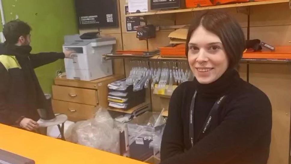 Marta Bianchetti, responsabile del negozio Cisalfa di Morbegno