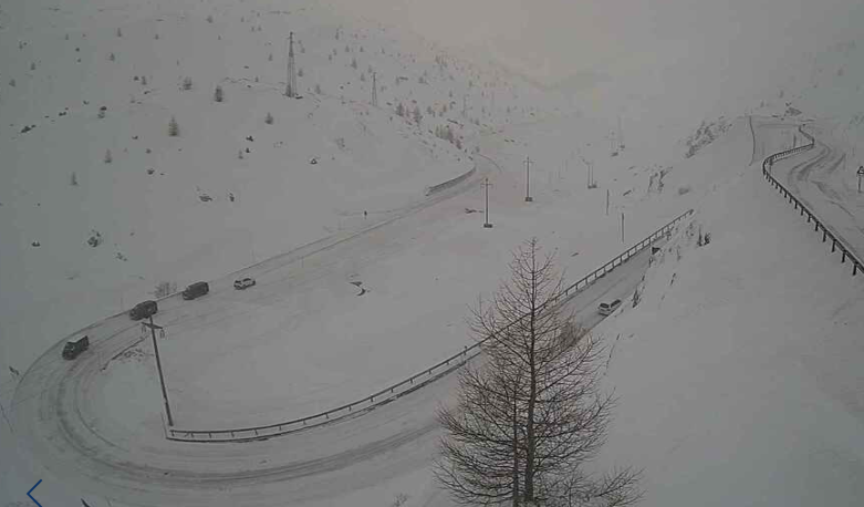Livigno, Passo del Foscagno innevato